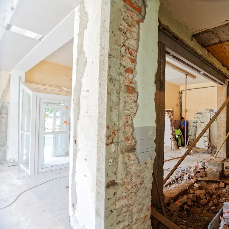 Sanierung im Rohbau, koordiniert von raum.Konzept